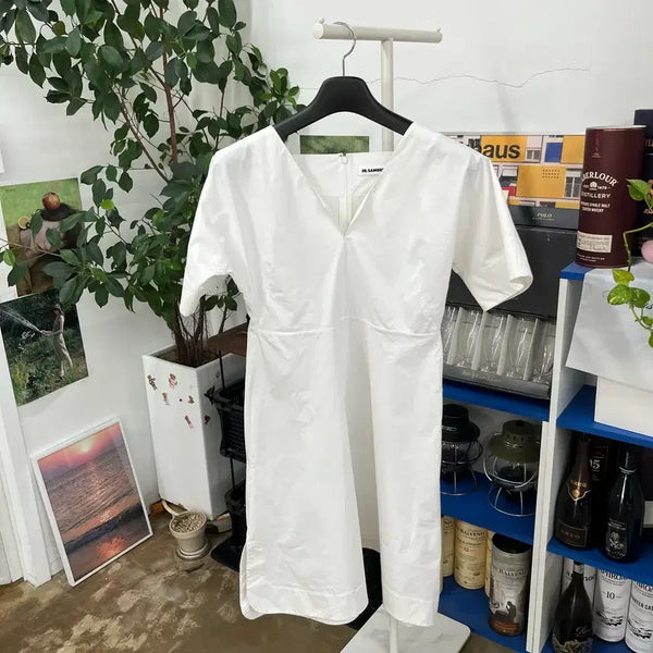 [BUNJANG] Jil Sander Cotton Dress F / 질샌더 코튼 원피스 F