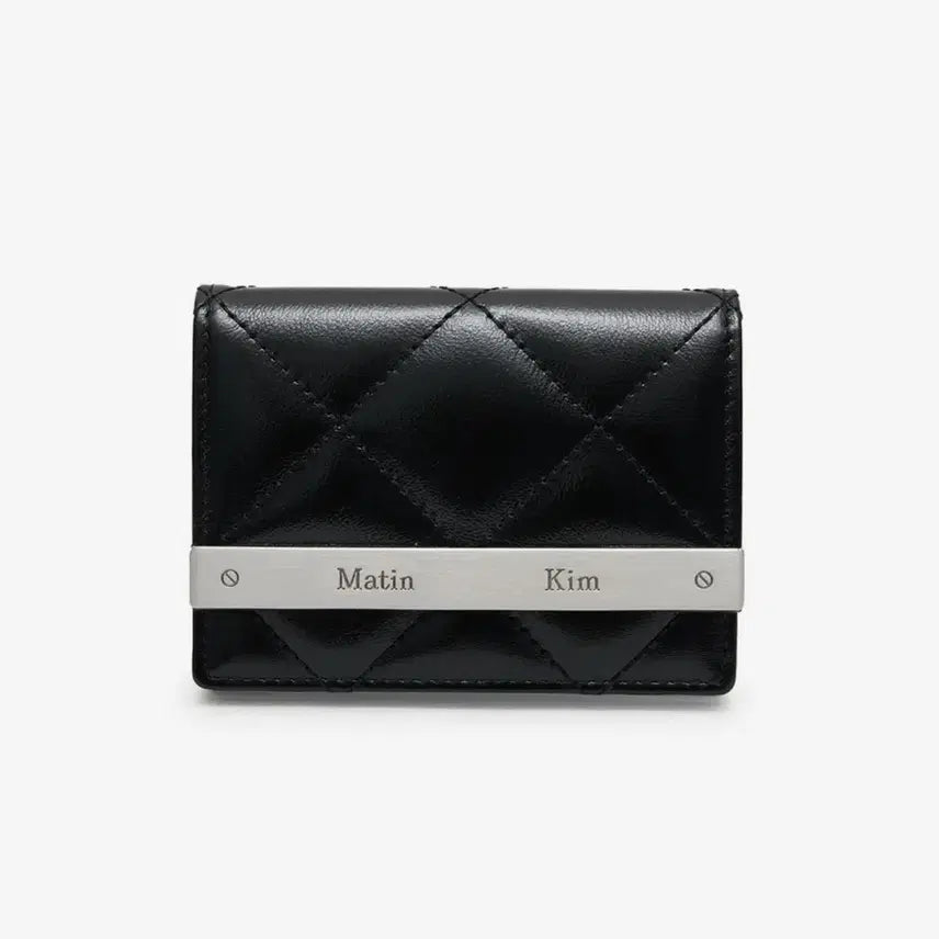 [BUNJANG] Matinkim Quilted Card Holder Black / 마뗑킴 퀼팅 카드지갑 블랙 새상품
