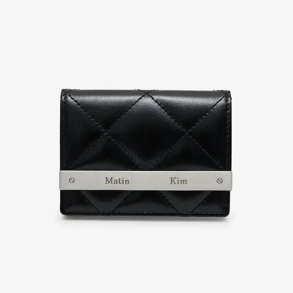 [BUNJANG] Matinkim Quilted Card Holder Black / 마뗑킴 퀼팅 카드지갑 블랙 새상품