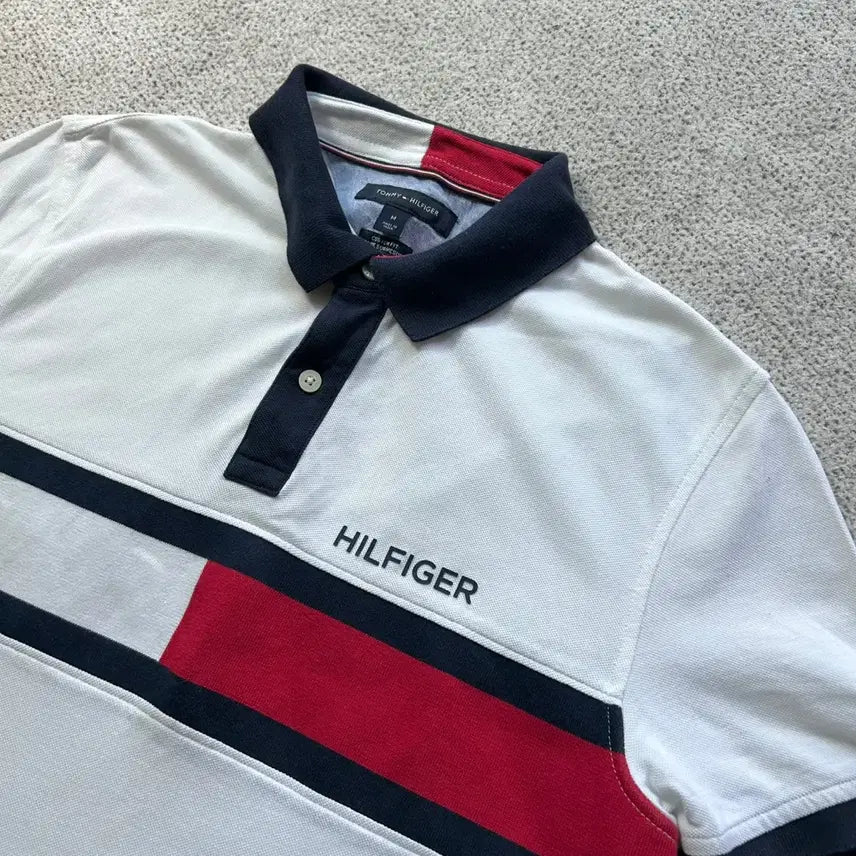 [BUNJANG] Tommy Hilfiger Polo Shirt Short Sleeve T-Shirt M / 타미힐피거 폴로티 카라 반팔 티셔츠 M 95