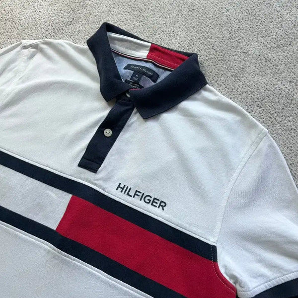 [BUNJANG] Tommy Hilfiger Polo Shirt Short Sleeve T-Shirt M / 타미힐피거 폴로티 카라 반팔 티셔츠 M 95