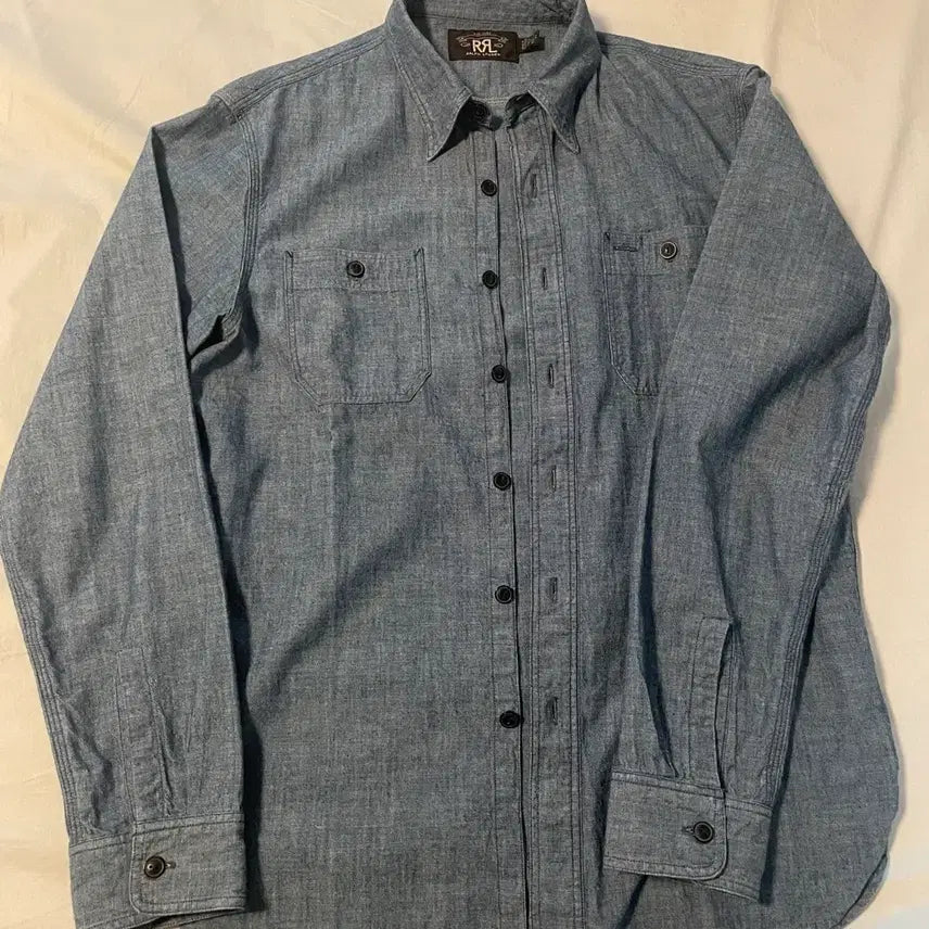 [BUNJANG] RRL Chambray Workshirt Size S / rrl 더블알엘 샴브레이 워크셔츠 s사이즈