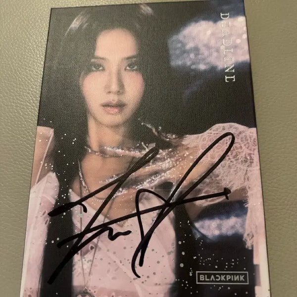 [BUNJANG] BLACKPINK Jisoo DEADLINE Album Signed (Not For Sale) / 블랙핑크 데드라인 지수버전 친필사인 (비매)