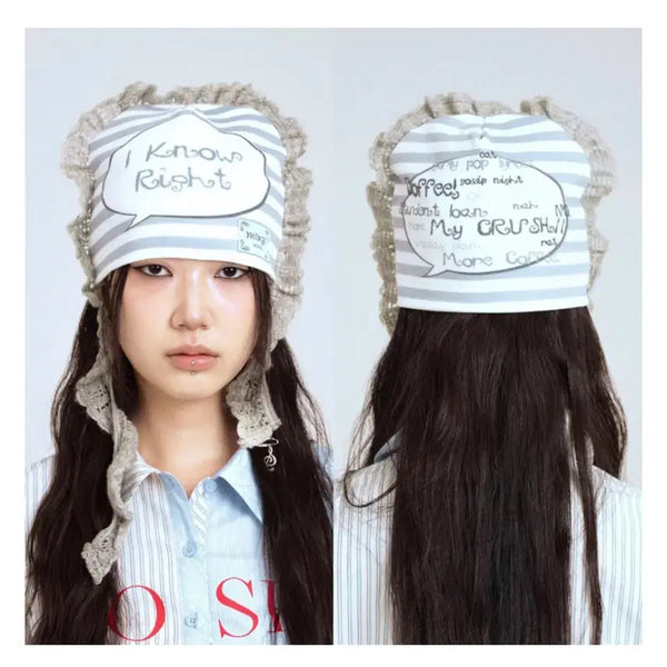 [BUNJANG] HONKYU Hairy Beanie - I Know / 혼쿄 Hairy Beanie- I Know 비니