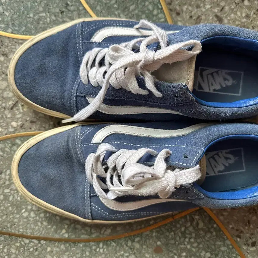 [BUNJANG] Vans Old Skool Blue/Sky Blue 265mm / 반스 올드스쿨 파랑/하늘 265