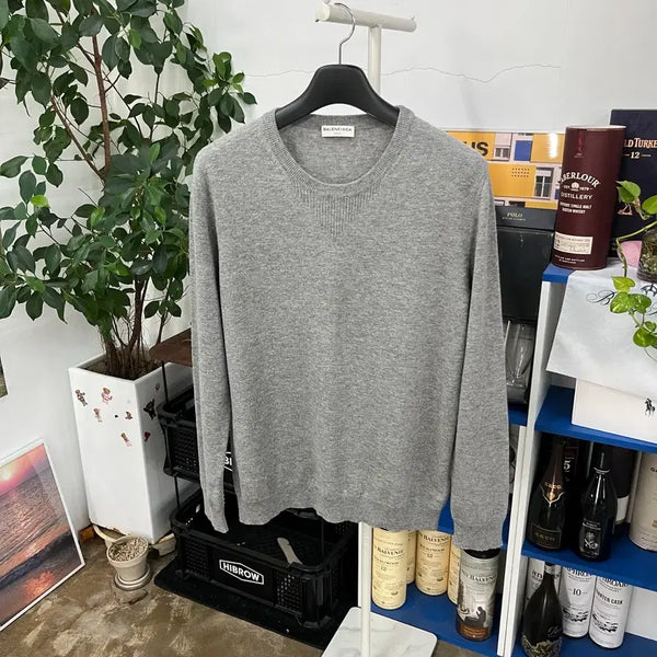 [BUNJANG] Balenciaga Crewneck Wool Knit Sweater M / 발렌시아가 크루넥 울니트 M