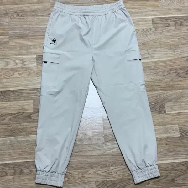 [BUNJANG] Le Coq Sportif Life Woven Jogger Pants Beige / 새상품] 르꼬끄 테니스 라이프 우븐 조거 팬츠 베이지 95