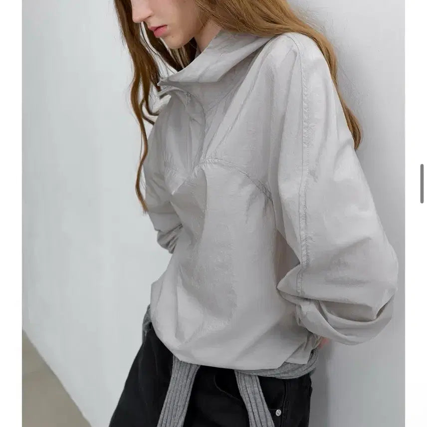 [BUNJANG] Atelier Nine Hoodie Blouson Blouse / 아뜰리에나인 후디 블루종 블라우스