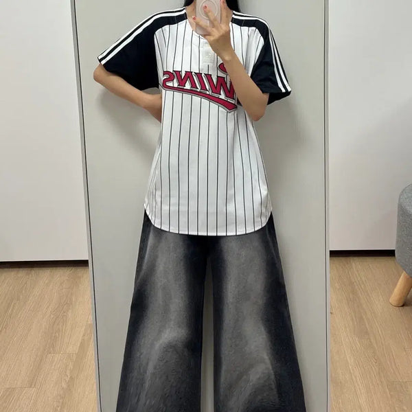 [BUNJANG] LG Twins Lee Jin-young Marked Baseball Uniform Jersey L / LG트윈스 이진영 마킹 셔츠형 야구 유니폼