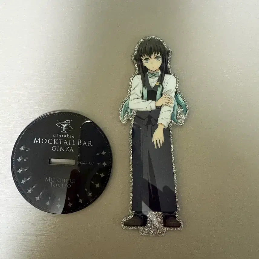 [BUNJANG] Muichiro Tokito Double-Sided Cocktail Bar Acrylic Stand / 무이치로 양면 칵테일바 아크릴