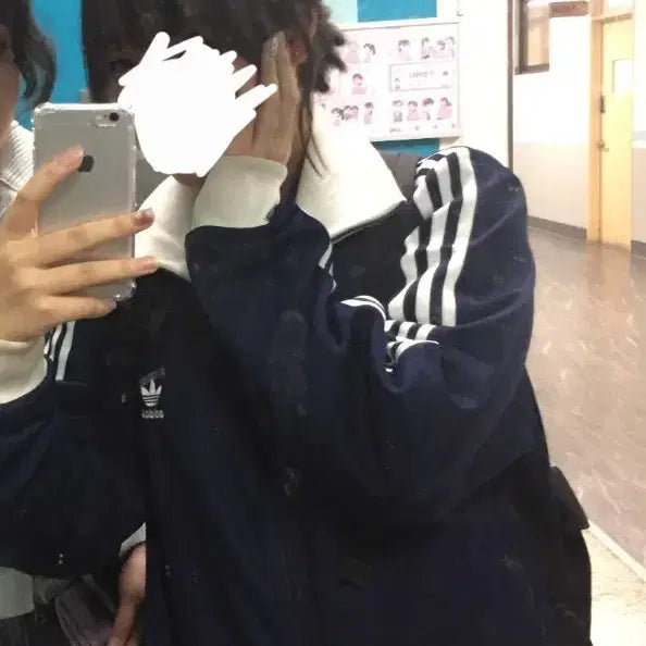 [BUNJANG] Adidas Adicolor Classic Beckenbauer Jersey Track Jacket Navy 3XL / 아디다스 아디컬러 클래식 베켄바우어 져지 트랙 자켓 네이비 3XL