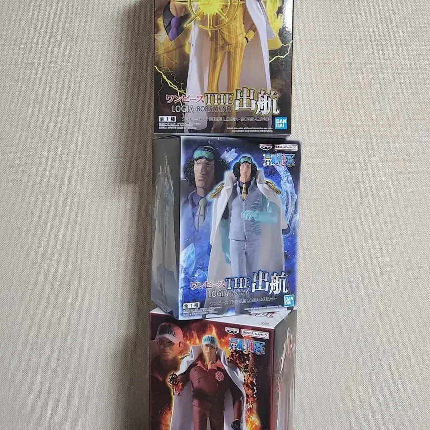 [BUNJANG] One Piece The Departure - Three Admirals Figure Set (3 Types, Sealed) / [3종 일괄][미개봉신품] 원피스 더 출항 삼대장 피규어 세트