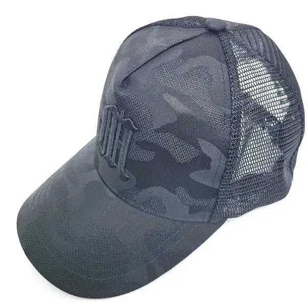 [BUNJANG] M Brand Camouflage Pattern Snapback Baseball Cap / M모자 야구모자 패션모자 남성모자 무료배송