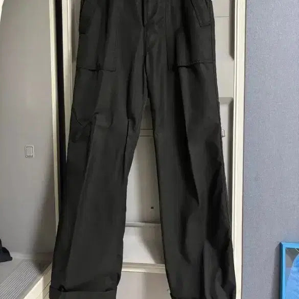 [BUNJANG] Wooyoungmi 22FW Big Pocket Cargo Pants with Keyring / 우영미 22fw 빅포켓 카고팬츠 키링포함 44