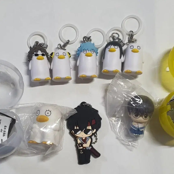 [BUNJANG] Gintama Mejirushi Figure Set - Gintoki, Kagura, Katsura, Elizabeth, Sakamoto, Shinpachi, Hijikata / 은혼 메지루시 피규어 가챠 긴토키 카구라 카츠라엘리자베스사카모토+히지카타