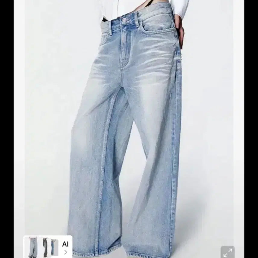 [BUNJANG] 2000 Archives Snyder Wide Denim Pants / 2000아카이브스 스나이더 와이드 데님 팬츠