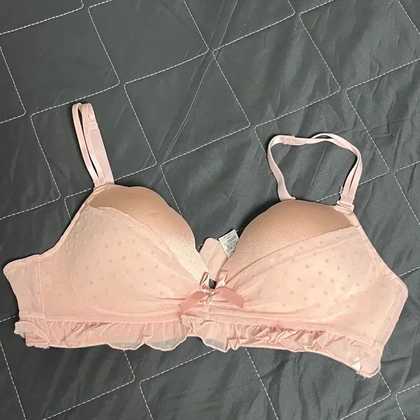 [BUNJANG] Aimée feel Pink Lace Bra 75E / 에메필 핑크 레이스 브라