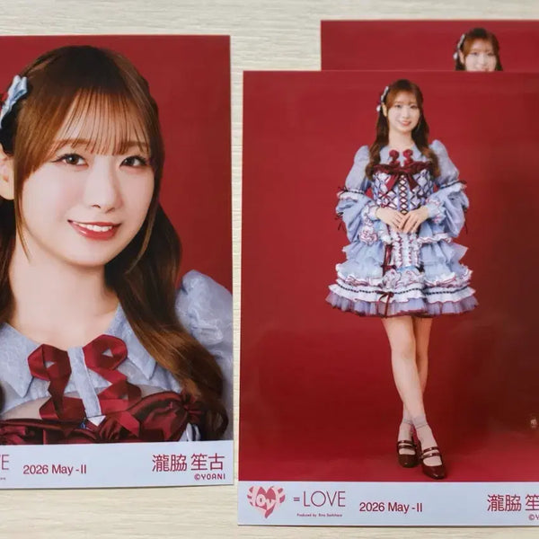 [BUNJANG] Eco Love Takikawaki Shoko Extreme Poison Addiction Chekisejin Bundle Set / 이코러브 타키와키 쇼코 극약중독 생사진 3장 일괄
