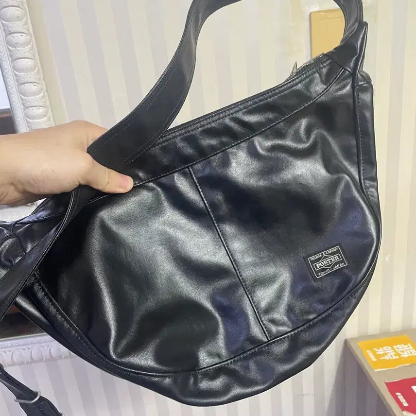 [BUNJANG] Porter Freestyle Shoulder Bag Black / 포터 프리스타일 숄더백 블랙