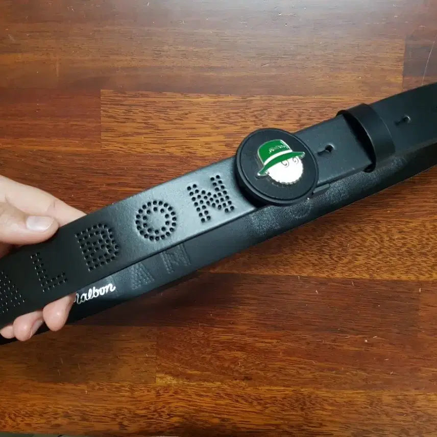 [BUNJANG] Unisex Genuine Leather Automatic Belt / 골프 남녀공용 소가죽 자동벨트 새상품