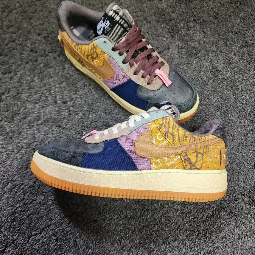 [BUNJANG] Nike x Travis Scott Air Force 1 Low Cactus Jack Fossil / 나이키 x 스캇 에어포스1 로우 캑터스 잭 포실 265사이즈