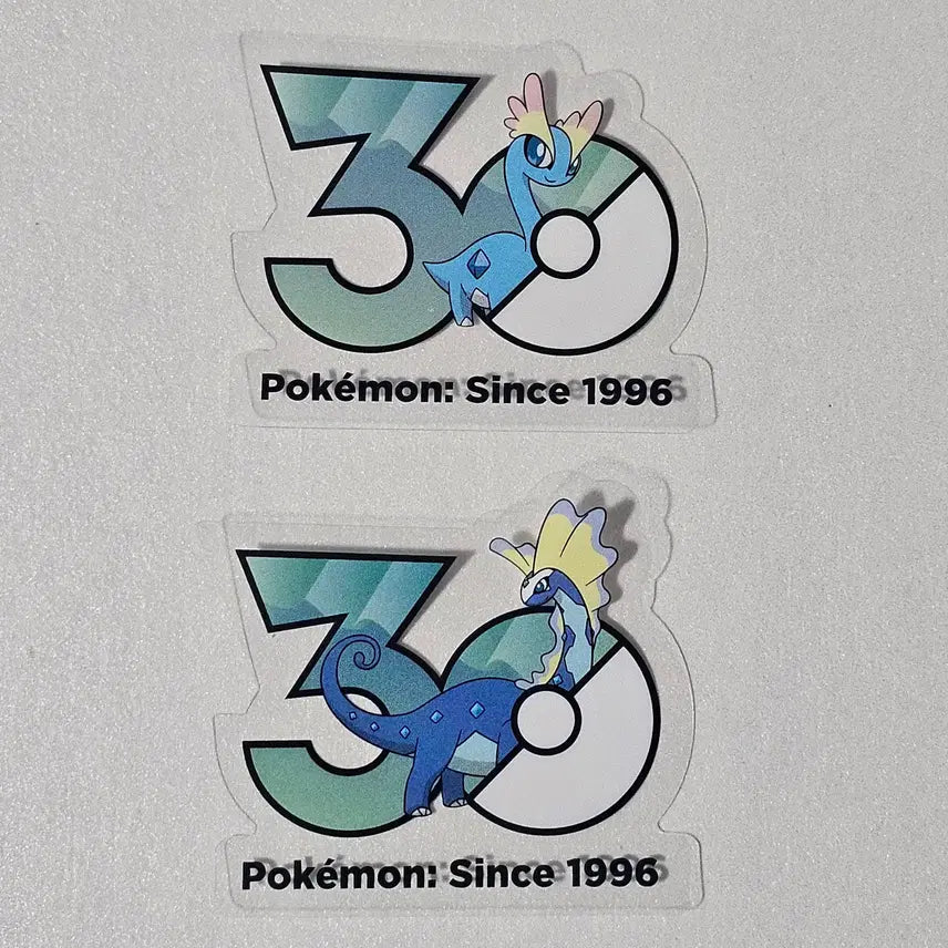 [BUNJANG] Pokemon 30th Anniversary Stickers: Amaura & Tyrantrum Bundle Set / 포켓몬 중포센 30주년 스티커 아마루스 아마루르가 일괄