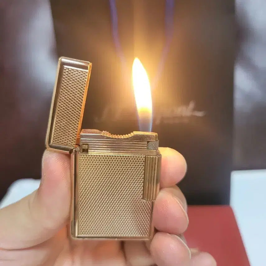 [BUNJANG] S.T. Dupont Line 1 Small Lighter - Yellow Gold / [정품] 듀퐁라이터 라인1 스몰 금장 듀퐁라이타