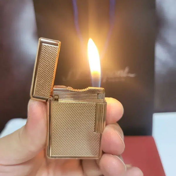 [BUNJANG] S.T. Dupont Line 1 Small Lighter - Yellow Gold / [정품] 듀퐁라이터 라인1 스몰 금장 듀퐁라이타