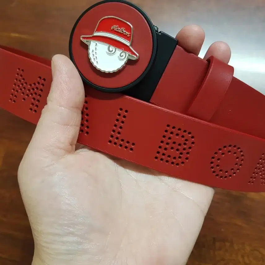 [BUNJANG] Unisex Genuine Leather Automatic Belt / 골프  남녀공용 자동벨트 소가죽 새상품