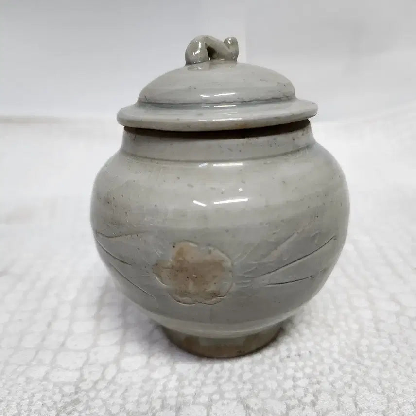 [BUNJANG] White Porcelain Chinese Tea Jar / 백자 중국도자기 보이차 단지 항아리 차통