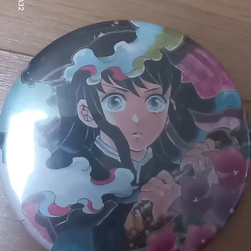 [BUNJANG] Demon Slayer Muichiro Tokito Original Art Badge / 귀멸의 칼날 굿즈 뱃지 무이치로 원화