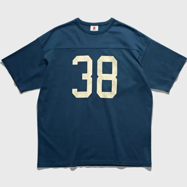 [BUNJANG] Duteero Number 38 Short Sleeve T-Shirt Navy / (새상품)듀테로 넘버 38 반팔 티셔츠 네이비