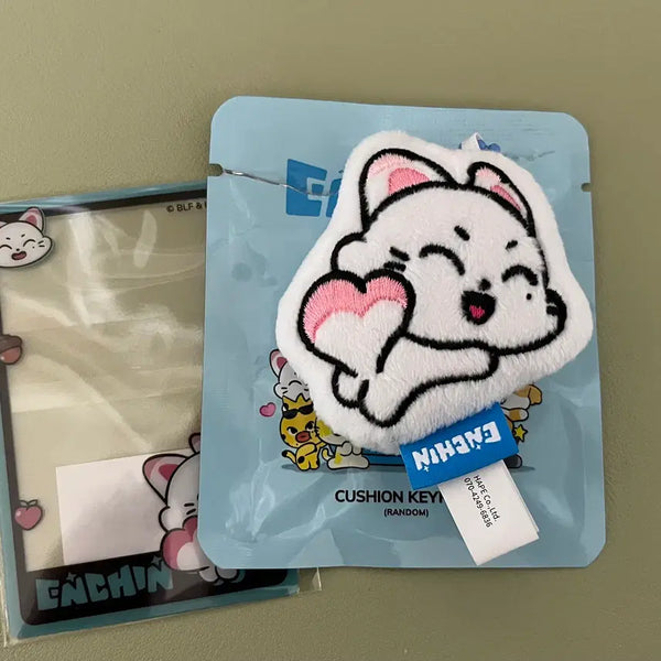 [BUNJANG] ENHYPEN Sunwoo KISU Cushion Keyring + Lucky Draw Photocard / 엔하이픈 엔친 선우 키슈 쿠션키링 + 팝업 특전