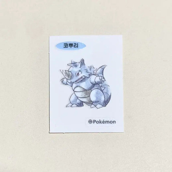 [BUNJANG] Pokemon Kkoburi Seamsticker (Pokemon Bread 30th Anniversary Gen 1) / (포켓몬띠부실) 코뿌리 띄부실 (포켓몬빵 30주년 1세대)