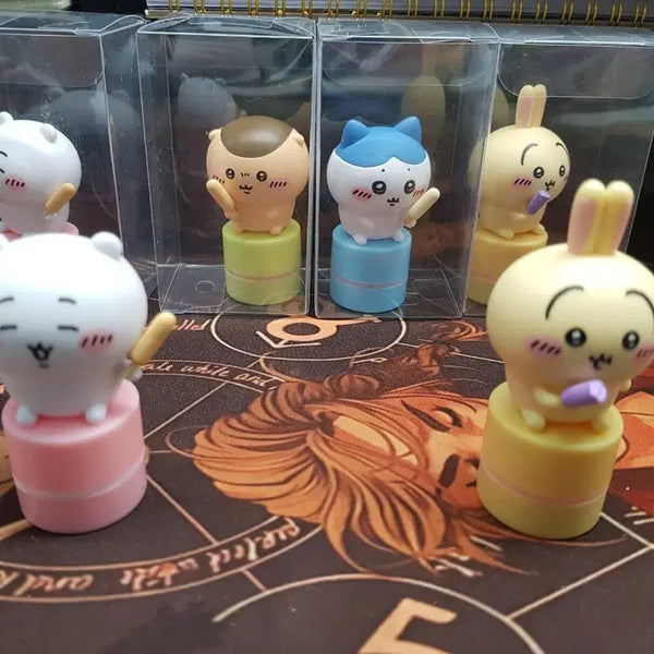 [BUNJANG] Monzaki 4-Piece Stamp Set (Unused) / 먼작귀 스탬프 4종 미사용품 팝니당