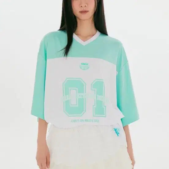 [BUNJANG] Hatsune Miku Football T-Shirt / 미쿠 티셔츠