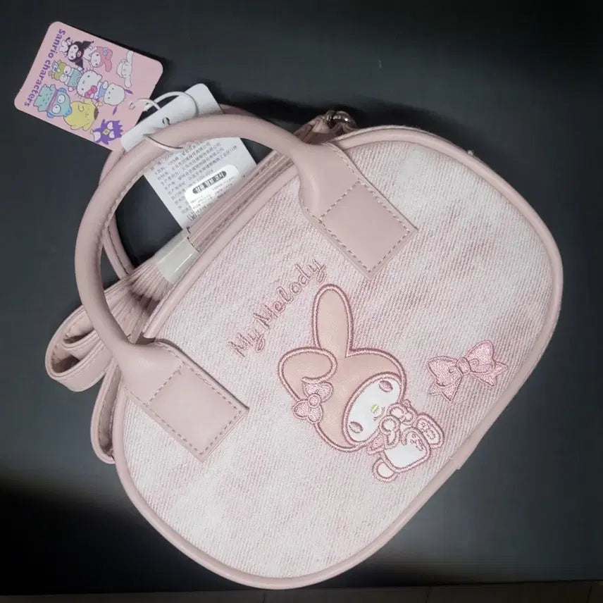 [BUNJANG] Sanrio My Melody Denim Mini Tote Crossbody Bag / 마이멜로디 데님 크로스백 미니토트백