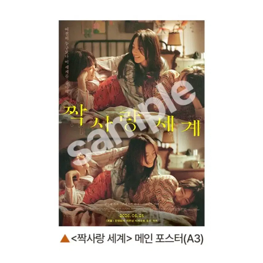 [BUNJANG] Love's Paradox Main Poster / [영화 굿즈] 짝사랑세계 메인 포스터