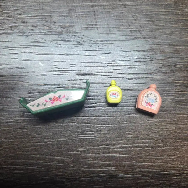 [BUNJANG] Sylvanian Families Green Vanity Accessories (3 pcs) / 단종) 실바니안 초록화장대 소품 3종