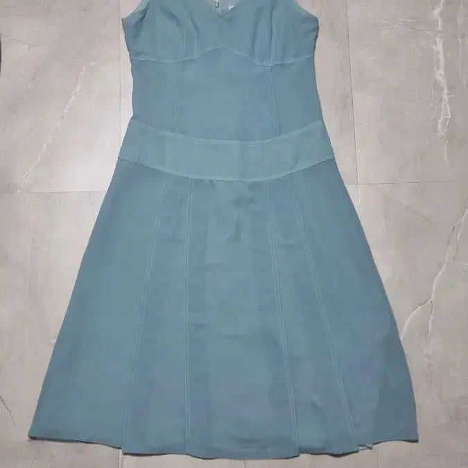 [BUNJANG] System Sleeveless V-Neck Maxi Dress / 시스템 나시 원피스