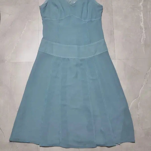 [BUNJANG] System Sleeveless V-Neck Maxi Dress / 시스템 나시 원피스