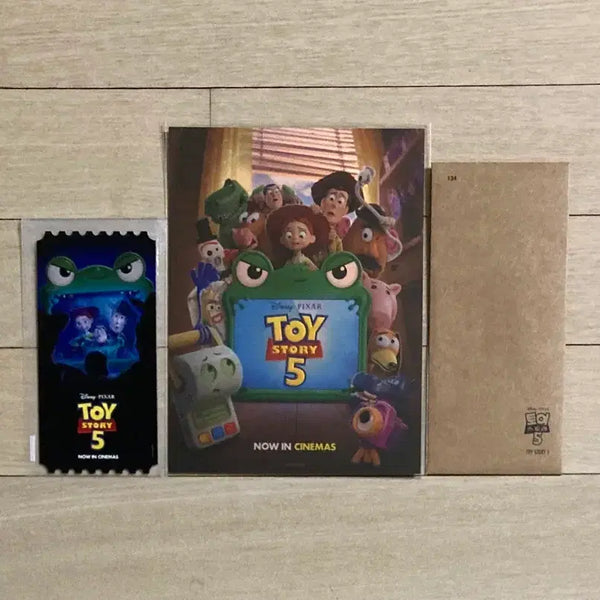 [BUNJANG] Toy Story 5 Art Card, Deco Pack, Sticker, Original Poster Set / [토이스토리5] TTT/아트카드/데코팩/스티커/오리지널 포스터 5종세트