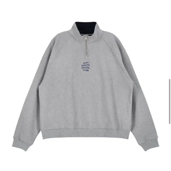 [BUNJANG] Anti Social Social Club Half Zip Sweatshirt / 안티 소셜 소셜 클럽 하프 집업 스웻