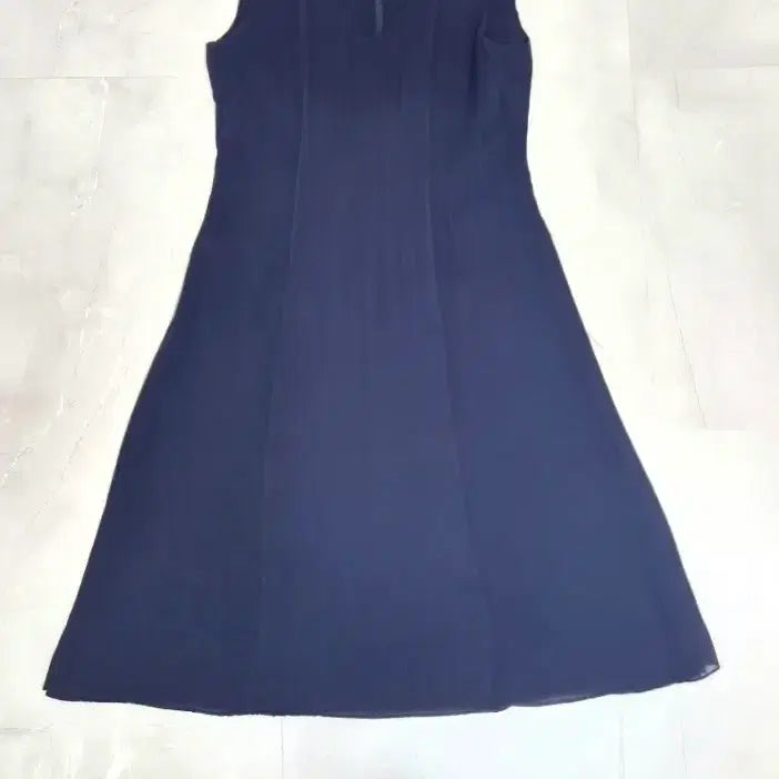 [BUNJANG] Mine Chiffon V-Neck Sleeveless Dress Size 66 / 마인 원피스 88-98-165