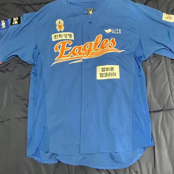 [BUNJANG] Hanwha Eagles 2024 Summer Uniform Choi Jae-hoon #110 / 한화이글스 2024년 썸니폼 110 최재훈 마킹 팔아요