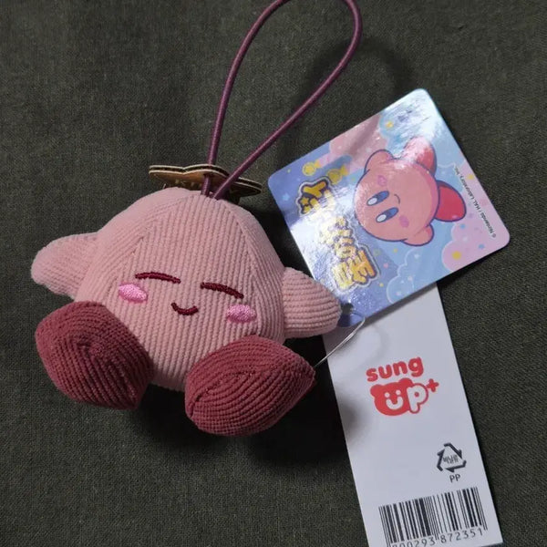 [BUNJANG] Kirby Corduroy Petit Plush Keyring / 별의커비 코듀로이 쁘띠 봉제키링 방긋