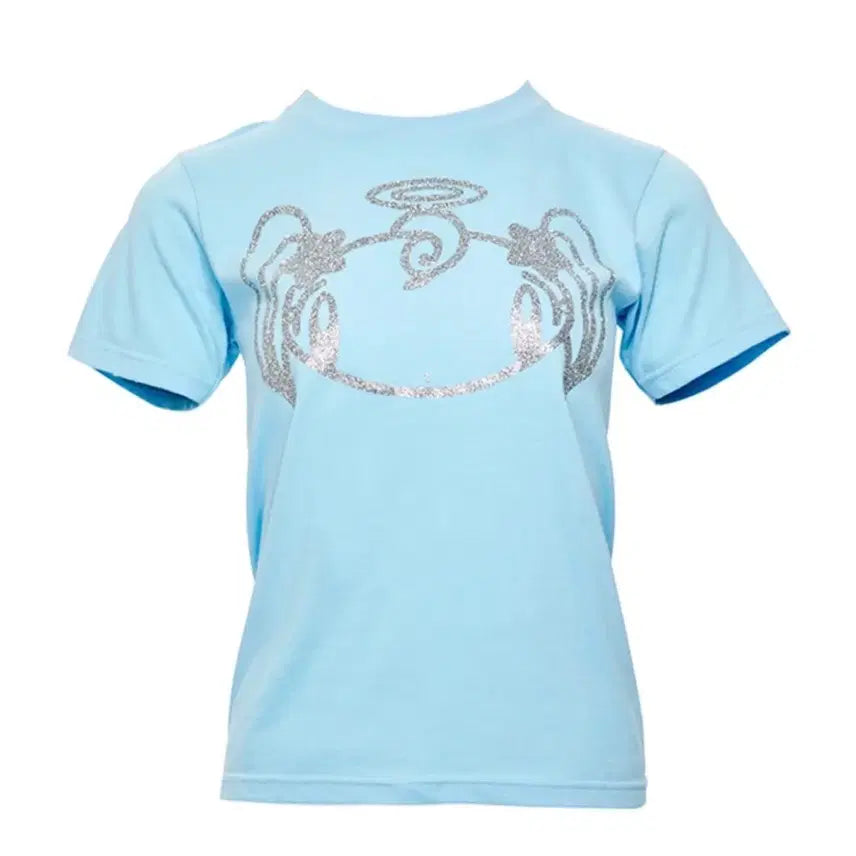 [BUNJANG] Shalom Club Furobam Short Sleeve T-Shirt Sky / 샬롬클럽 퓨로밤 반팔티 스카이