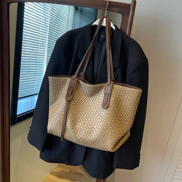 [BUNJANG] Argyle Pattern Tote Bag / 아가일 패턴 토트백