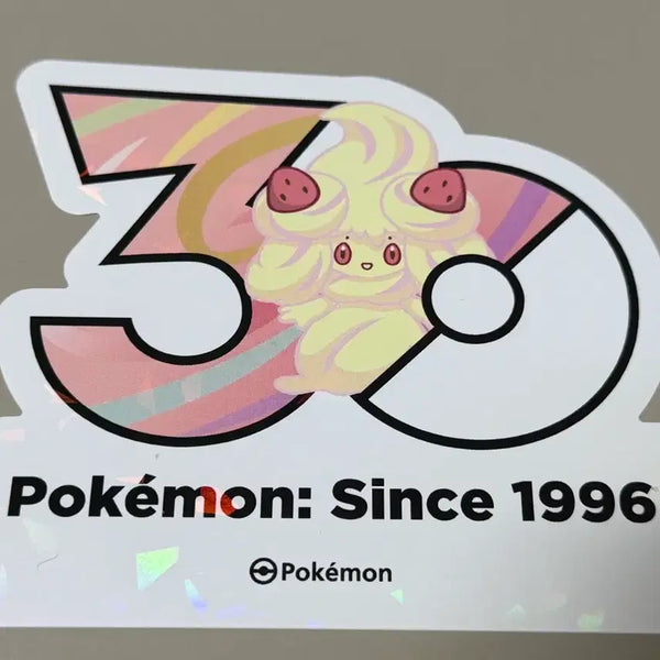 [BUNJANG] Pokemon 30th Anniversary Sticker Florges / 포켓몬스터 30주년 기념 스티커 마휘핑