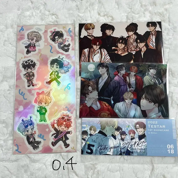 [BUNJANG] Demuth Poster Sticker Set / 데못죽 스티커 엽서